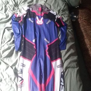 DVA full cosplay with suit, nerfgun, wig and wigcap